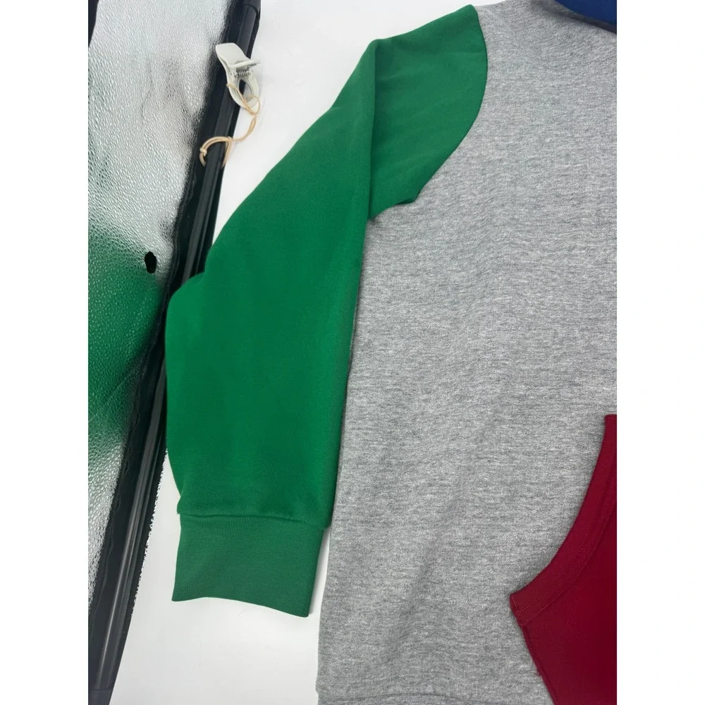Polo Ralph Lauren Colorblock Hoodie Mens XXL Primary Colors Logo Pullover